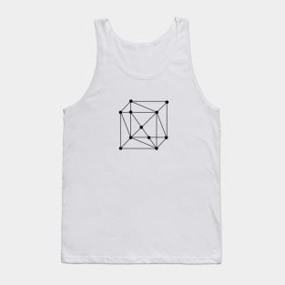 cube pattern Tank Top